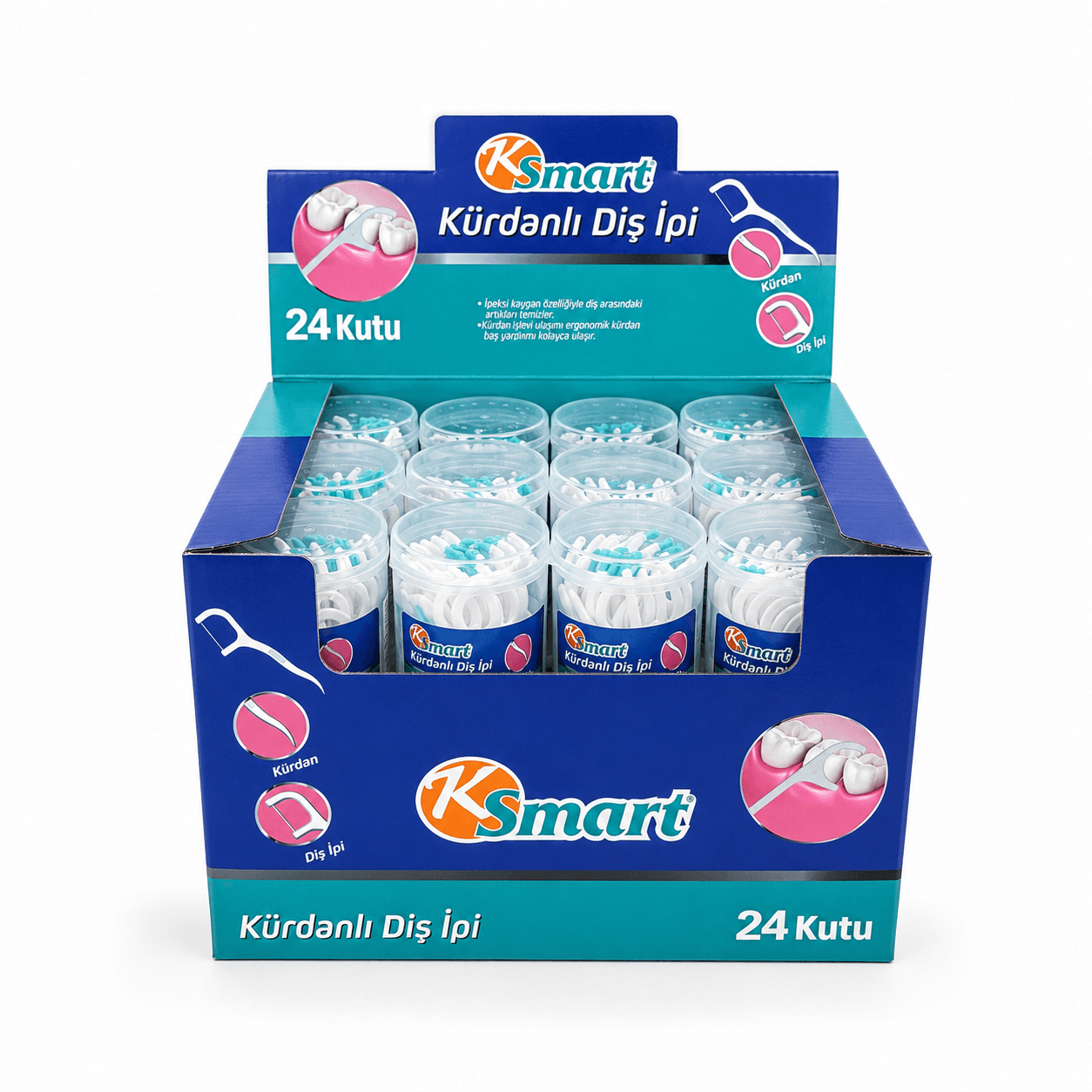 SMART KUTULU DİŞ İPİ 24*
